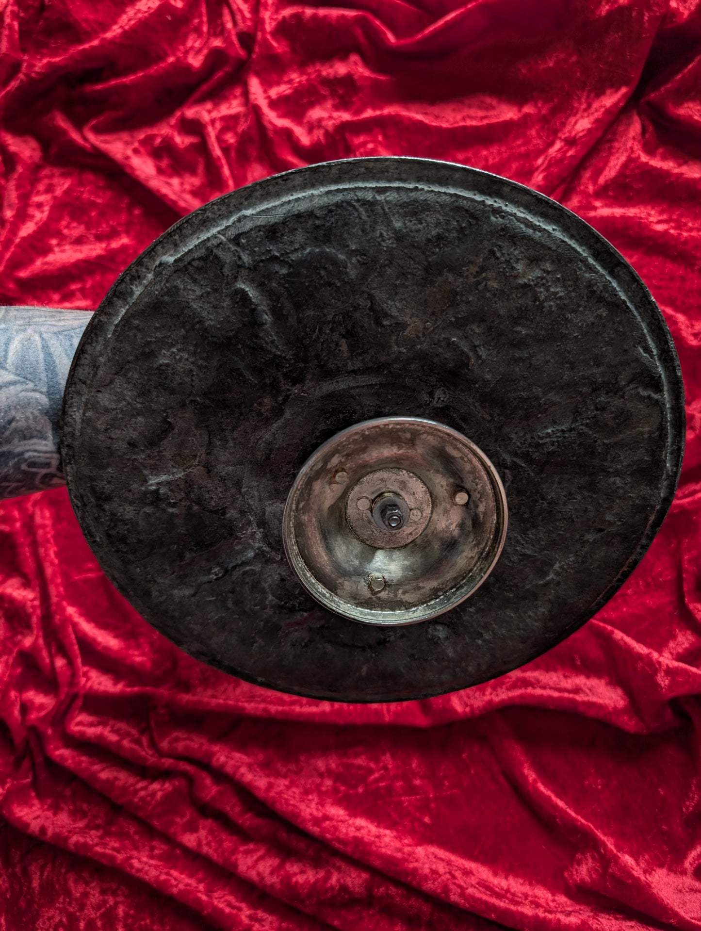 Mid-20th Century Temperance Basin Style Iron Tray