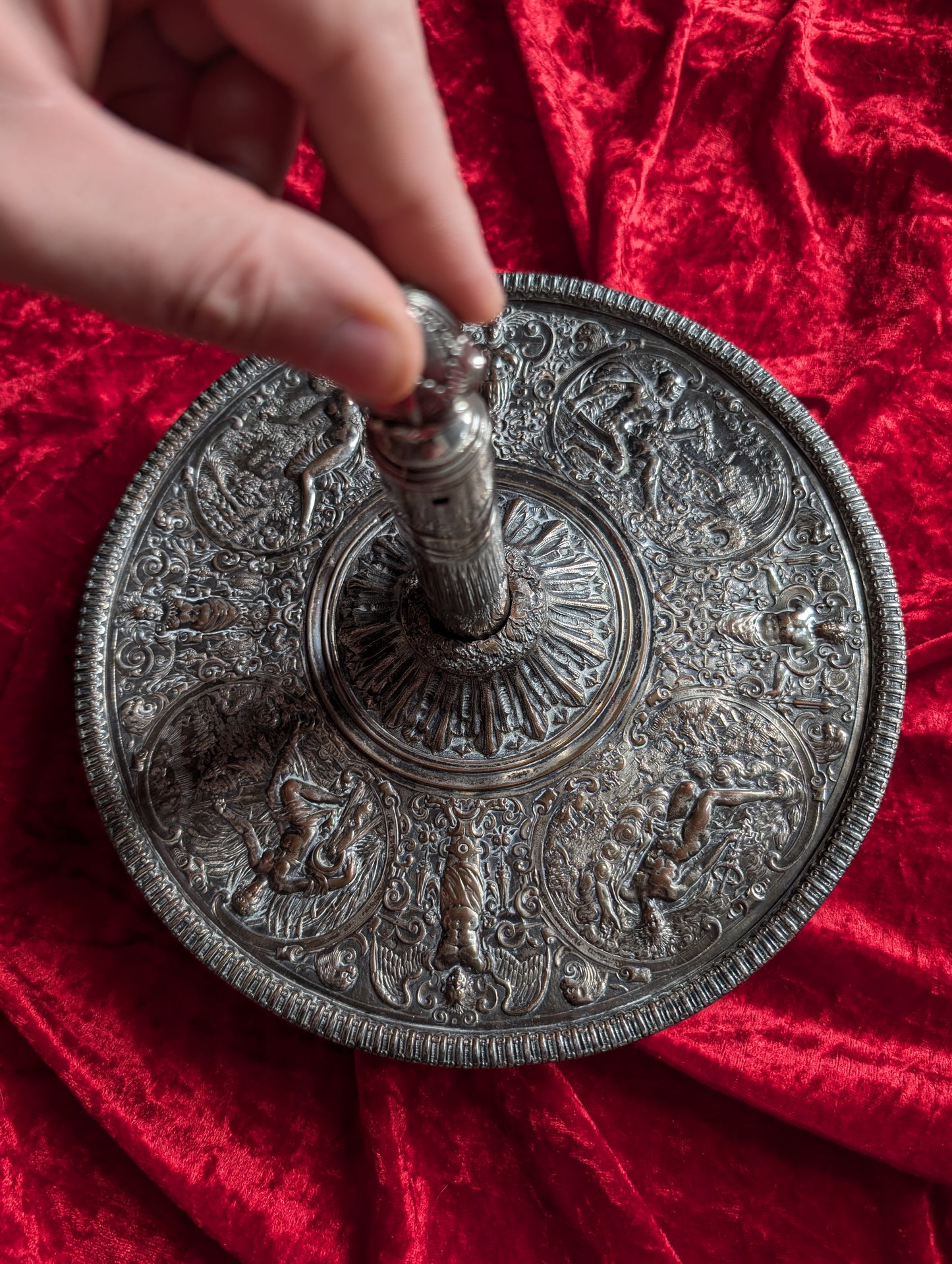 Mid-20th Century Temperance Basin Style Iron Tray