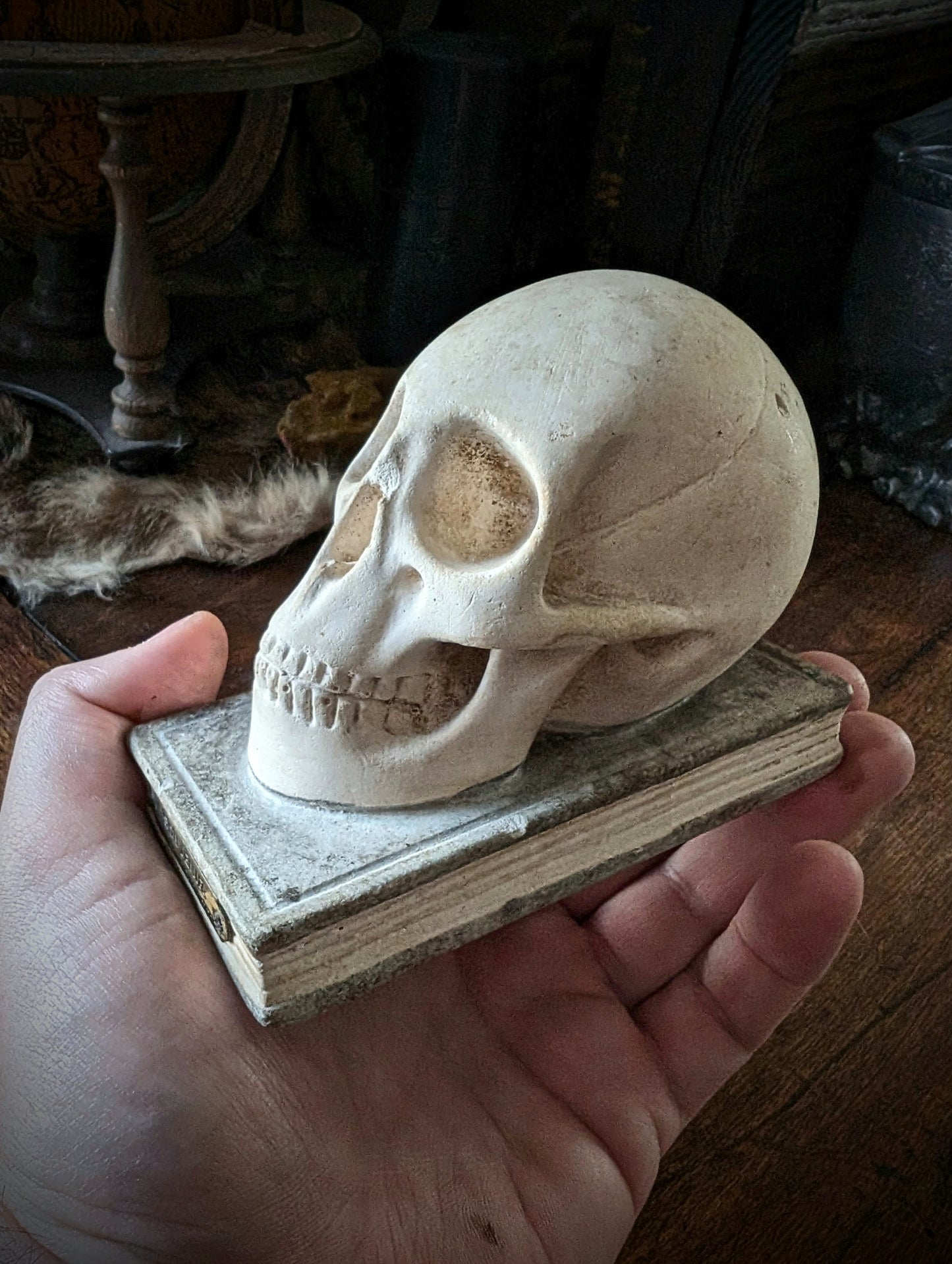 Antique "Memento Mori" paperweight
