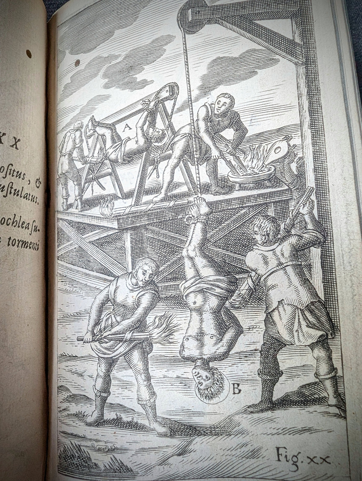 OLD RARE BOOK 17TH-CENTURY ILLUSTRATED WORK ON THE TORTURES OF MARTYRS — 1667