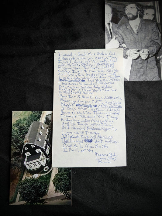 Amityville case (Original letter written by Ronald DeFeo)