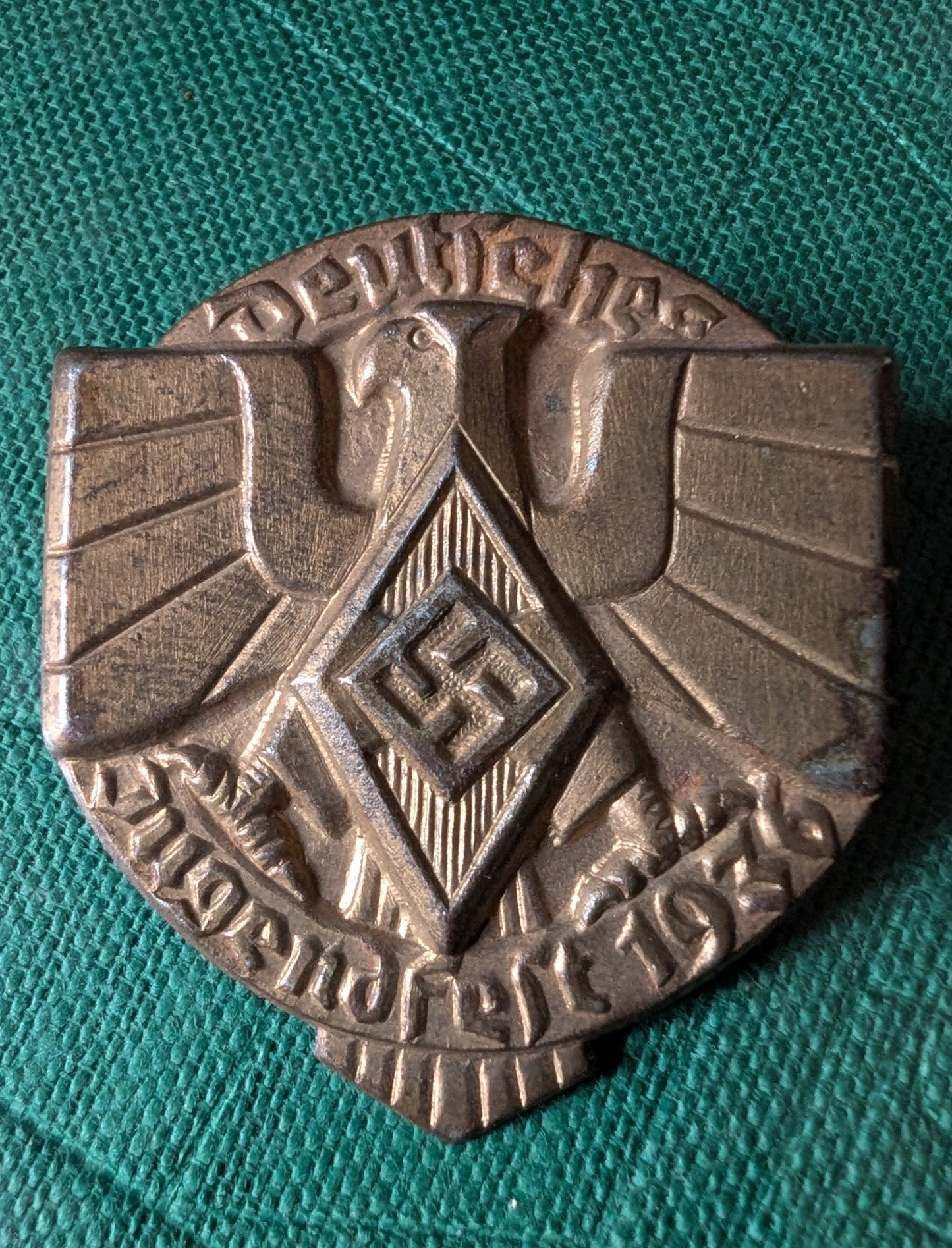 HJ Deutsches Jugendfest 1936 original badge (Hitlerjugend/Third Reich)