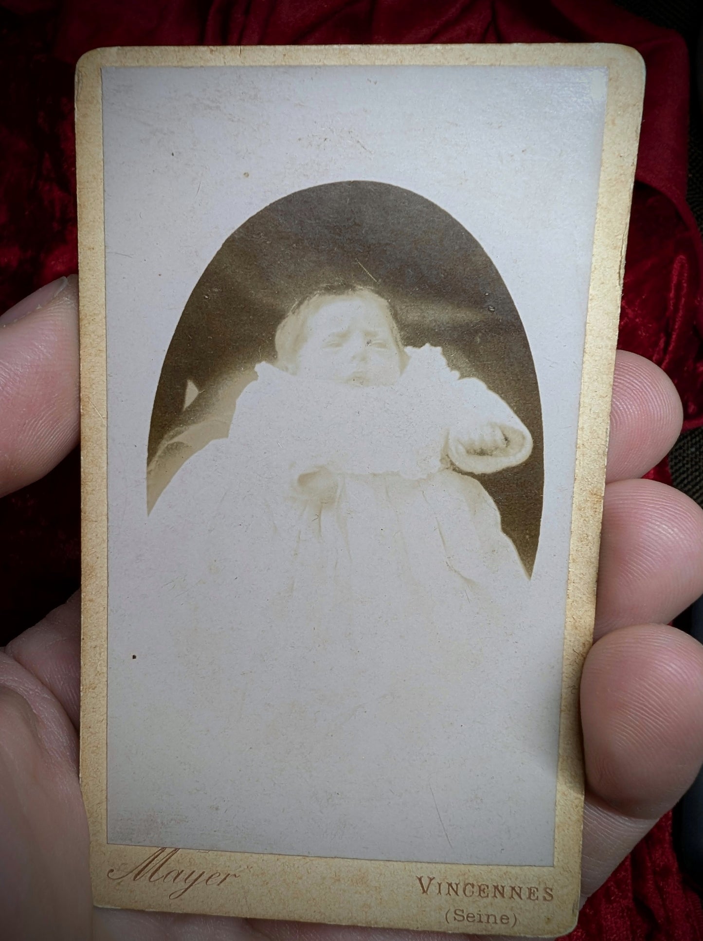 Old Post Mortem photo from the late 19th century