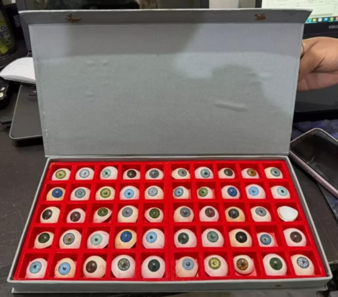 Box with 50 eyes