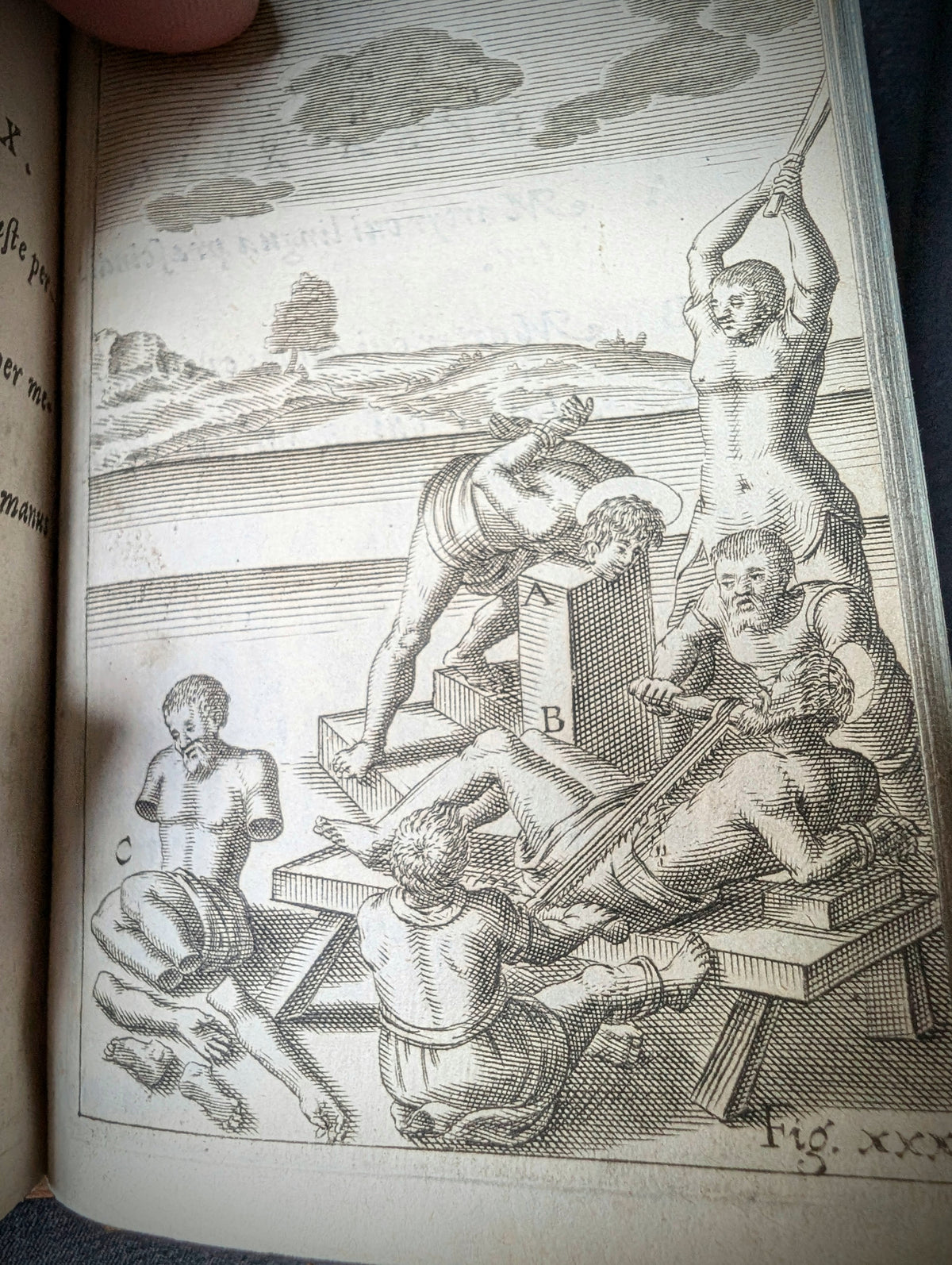 OLD RARE BOOK 17TH-CENTURY ILLUSTRATED WORK ON THE TORTURES OF MARTYRS — 1667
