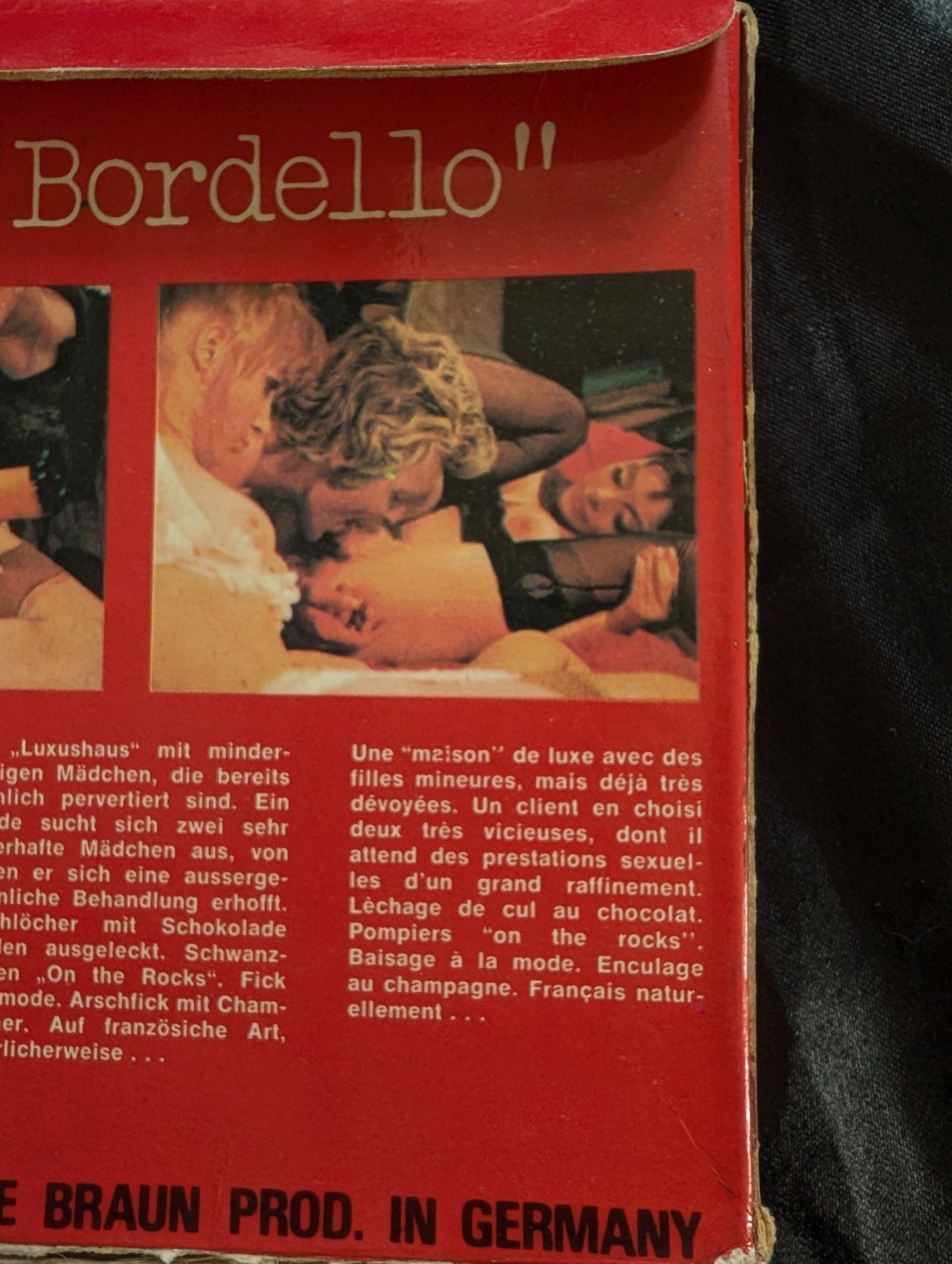 Vintage 8mm Adult Film Reel – “Prostitution” by Lasse Braun, circa 1971 (Rare)