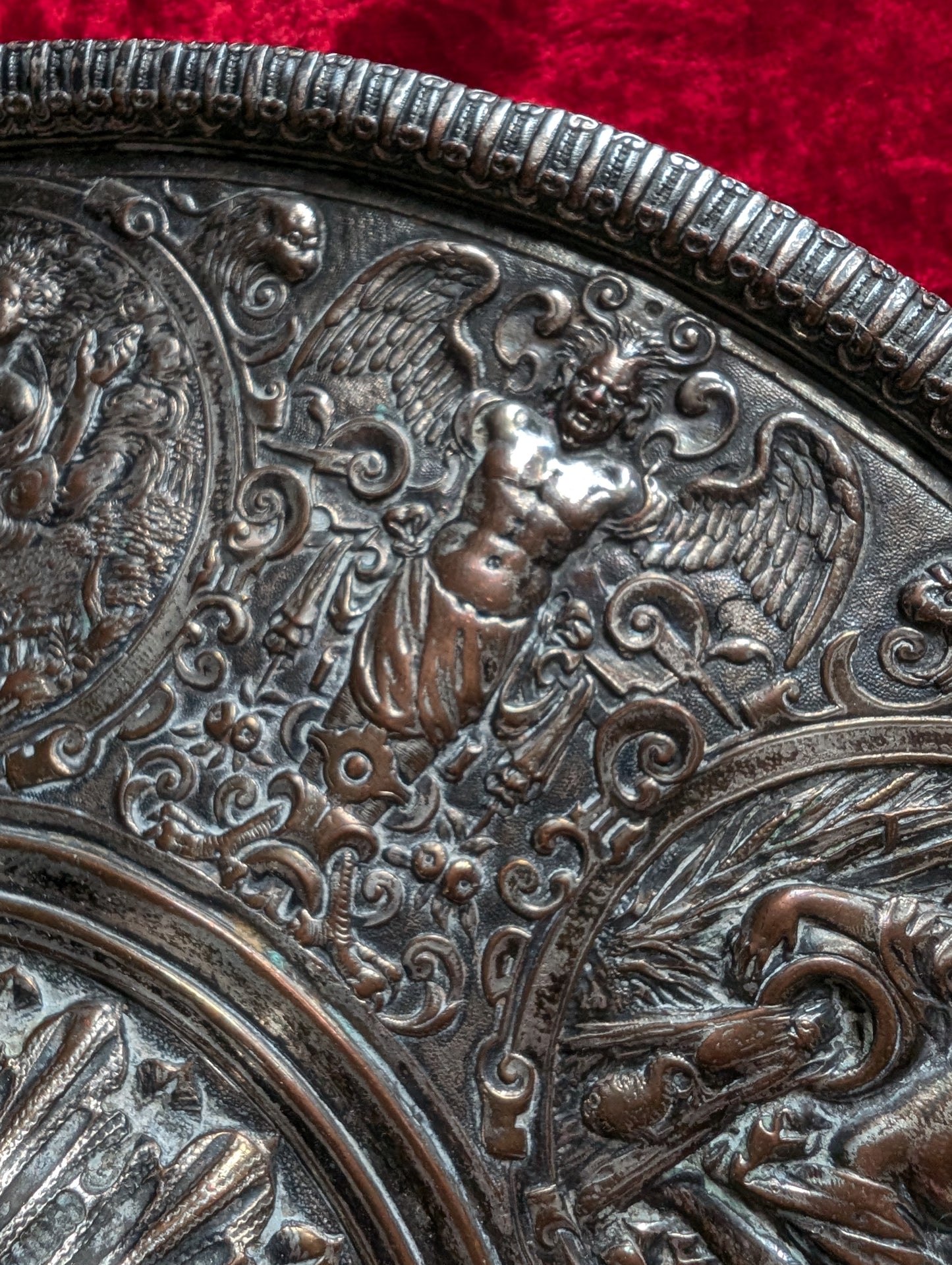 Mid-20th Century Temperance Basin Style Iron Tray