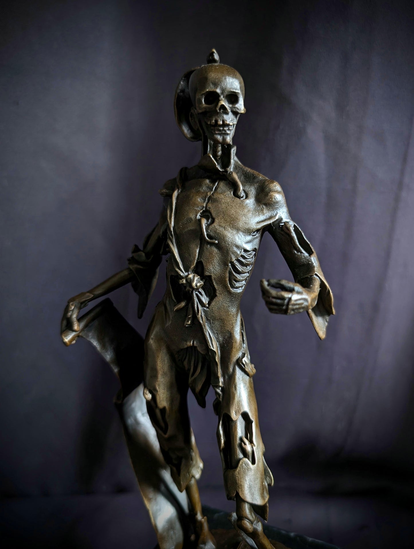 Figure of Death - Bronze Memento Mori – After Hans Leinberger 1520's