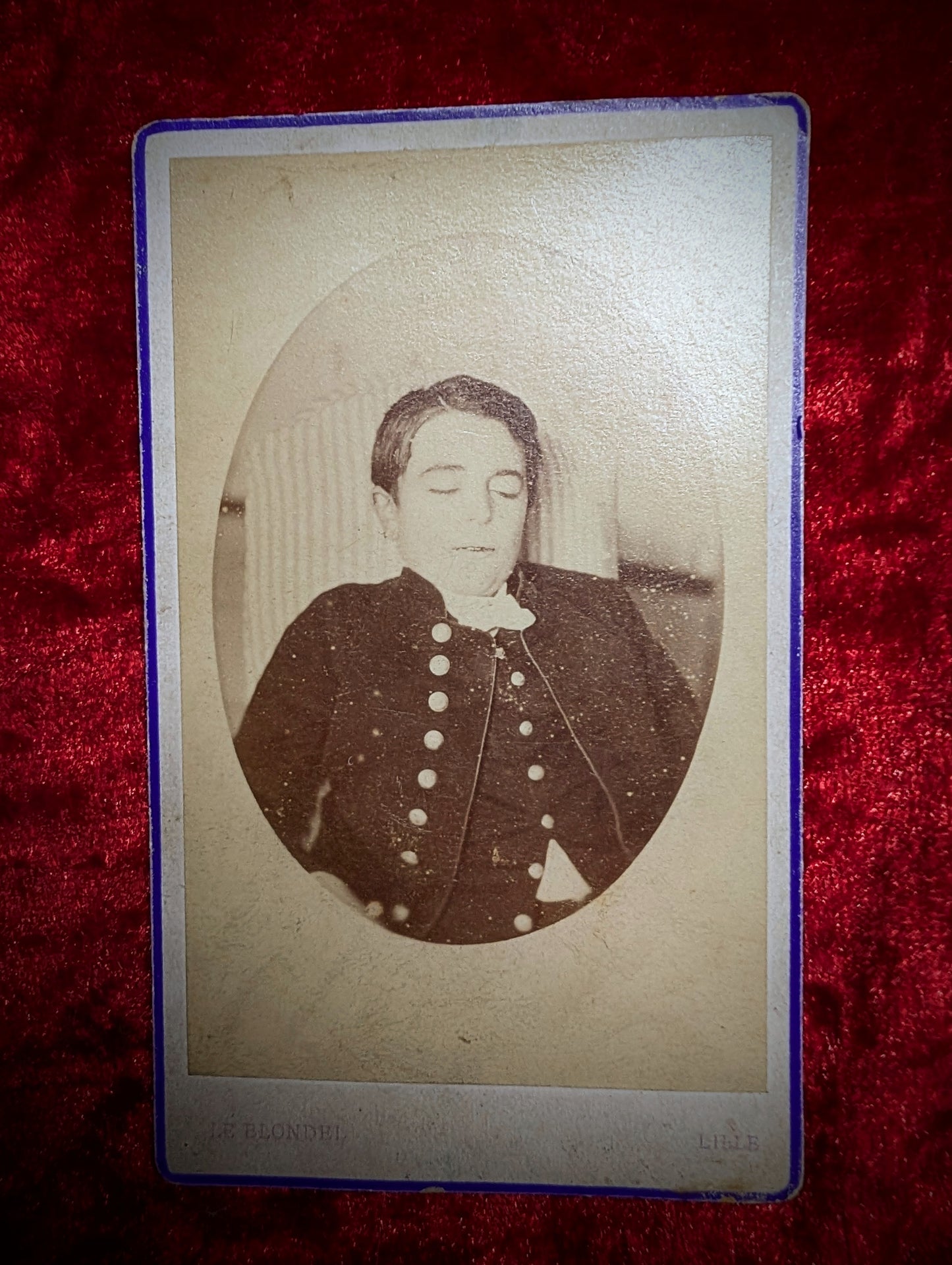 Old Post-Mortem photograph from 1890s