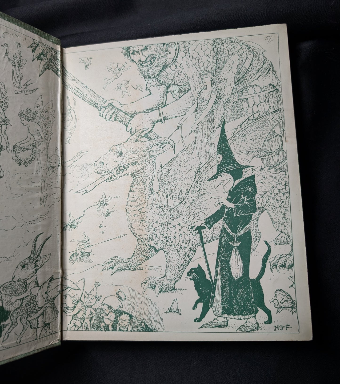 Book "Old Friends Among The Fairies" by A. Lang, Rare 1926 first edition