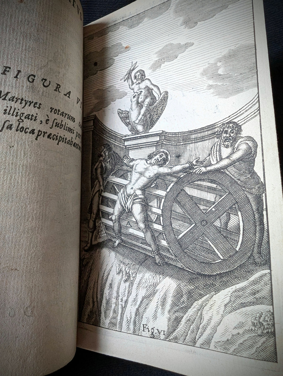 OLD RARE BOOK 17TH-CENTURY ILLUSTRATED WORK ON THE TORTURES OF MARTYRS — 1667