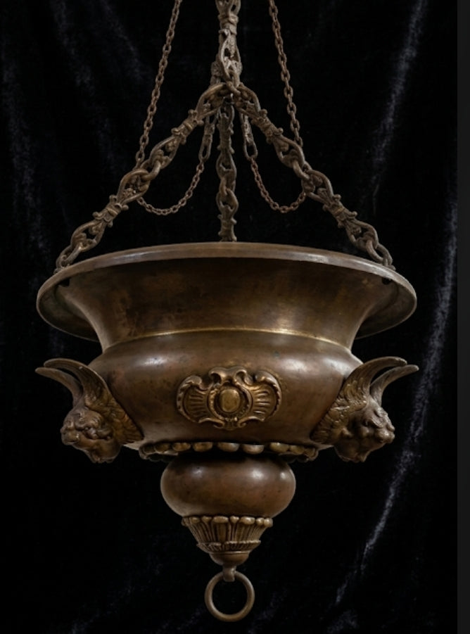 Antique Church censer in brass
