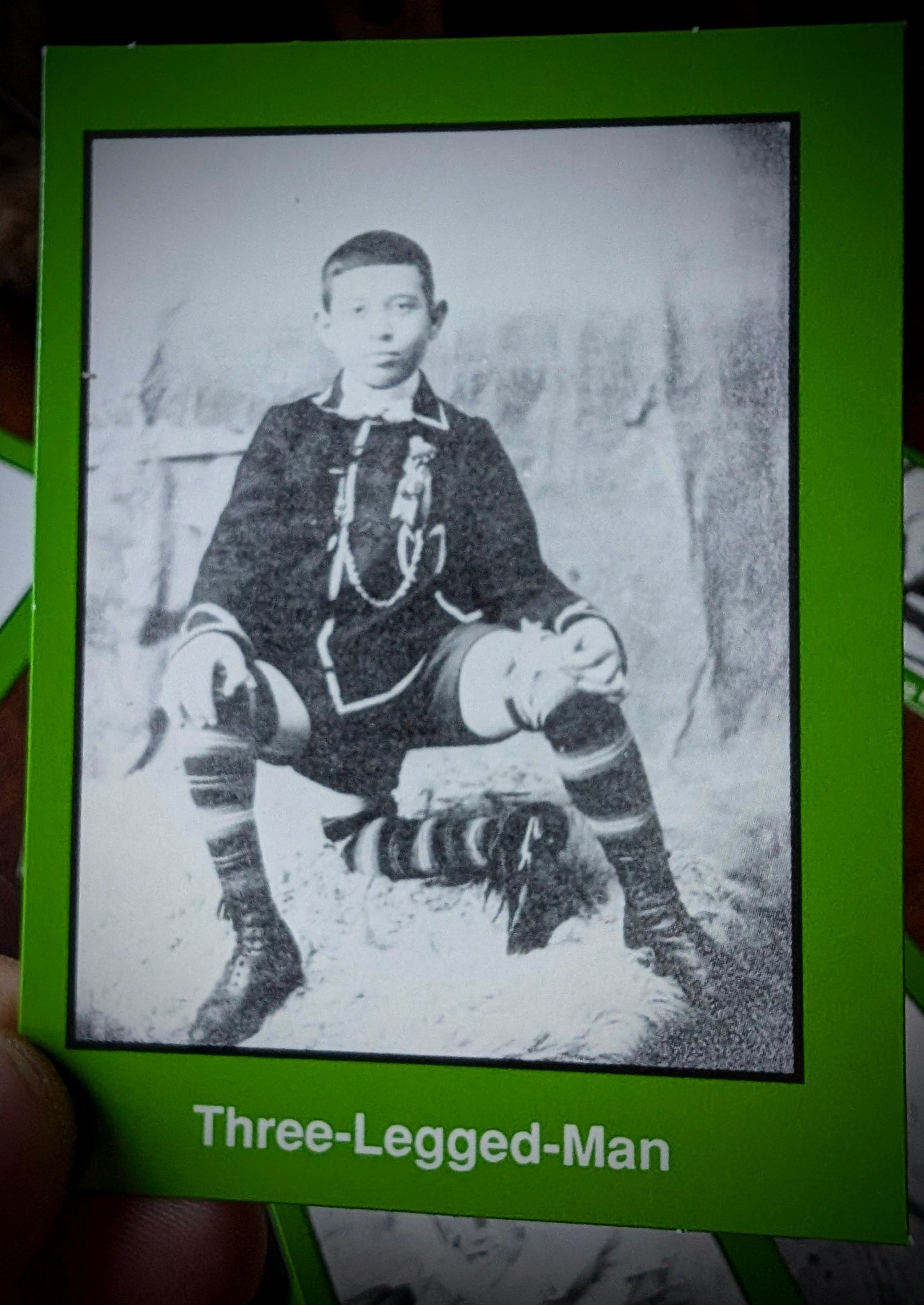 “Human Freaks and Oddities” card box (series 2) from 1991, USA