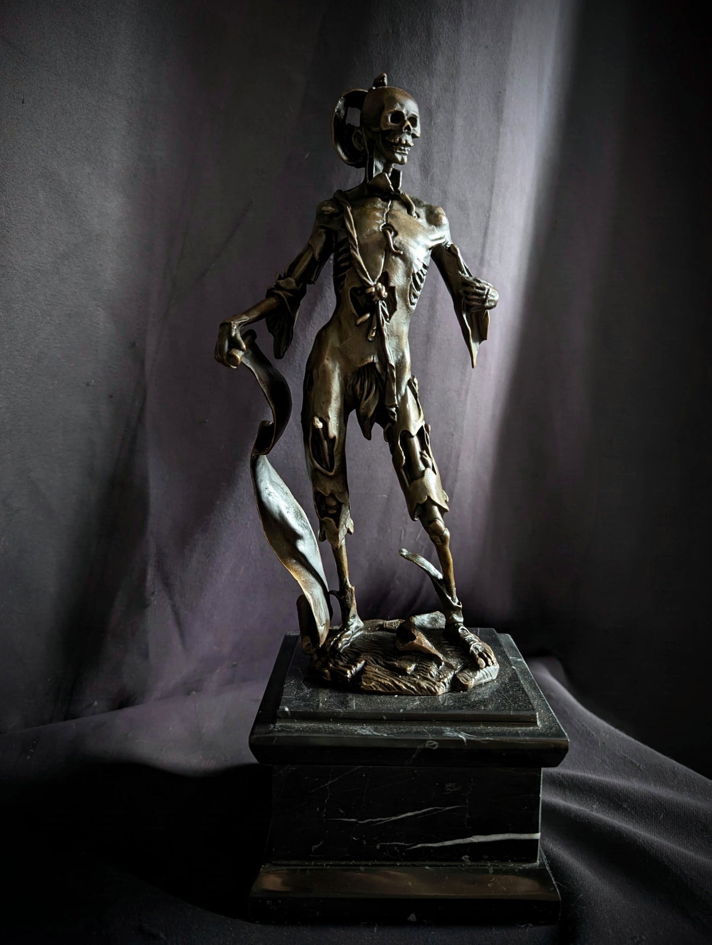 Figure of Death - Bronze Memento Mori – After Hans Leinberger 1520's