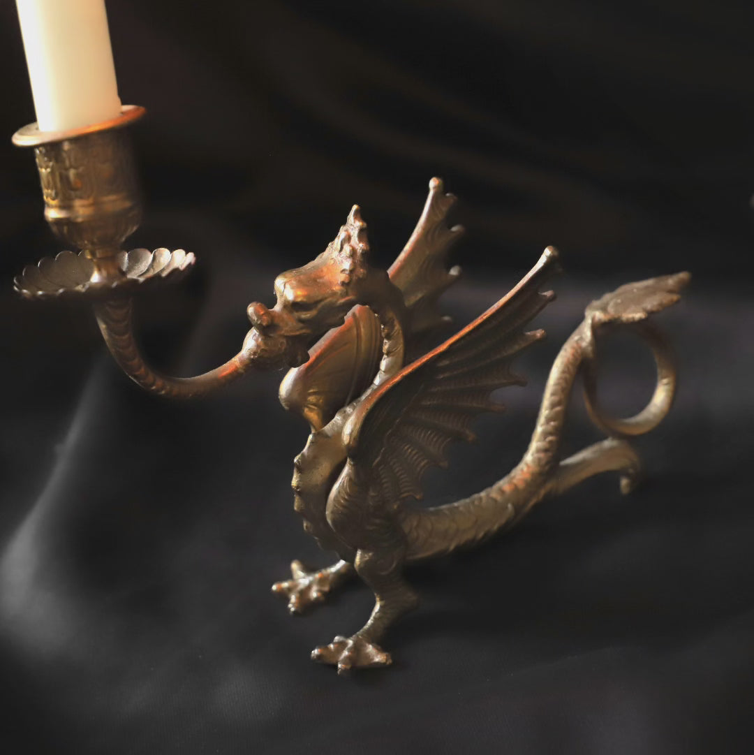 Dragon candle holder from the 19th