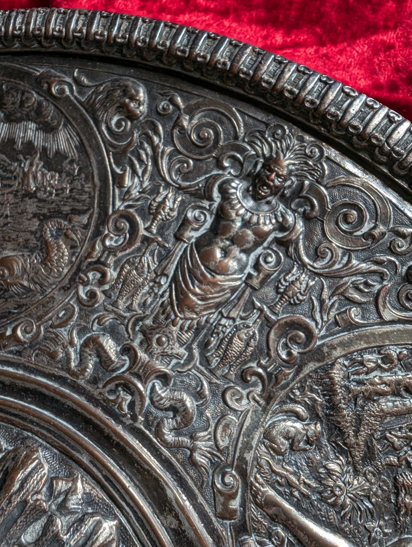 Mid-20th Century Temperance Basin Style Iron Tray