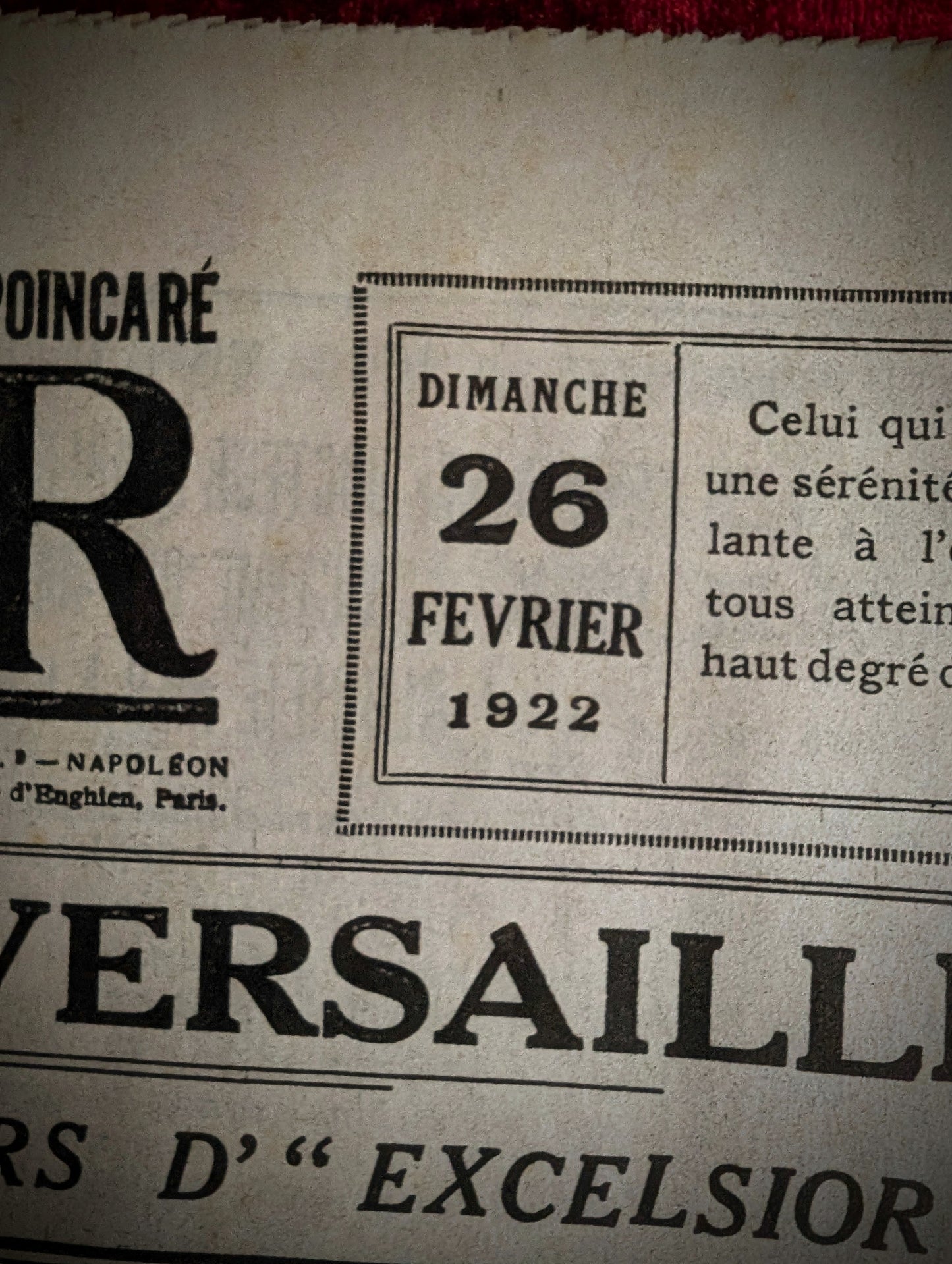 1922 newspaper on the execution of serial killer LANDRU (original)