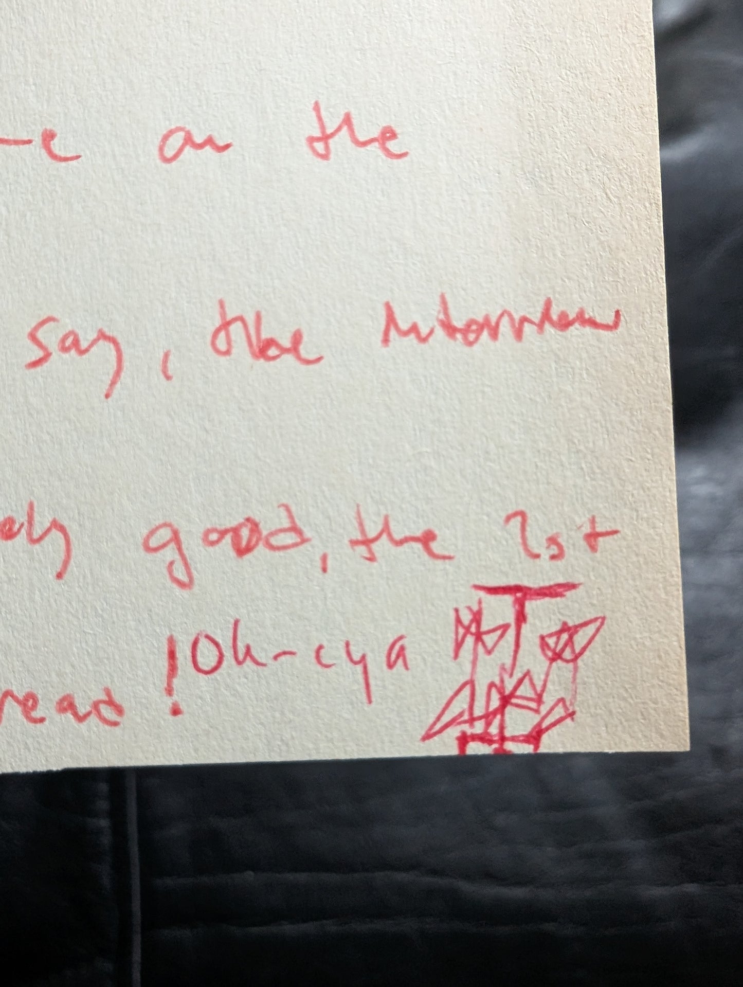 Original letter written by Pelle "DEAD" Ohlin from the Black Metal band  Mayhem 1990 (Very Rare)