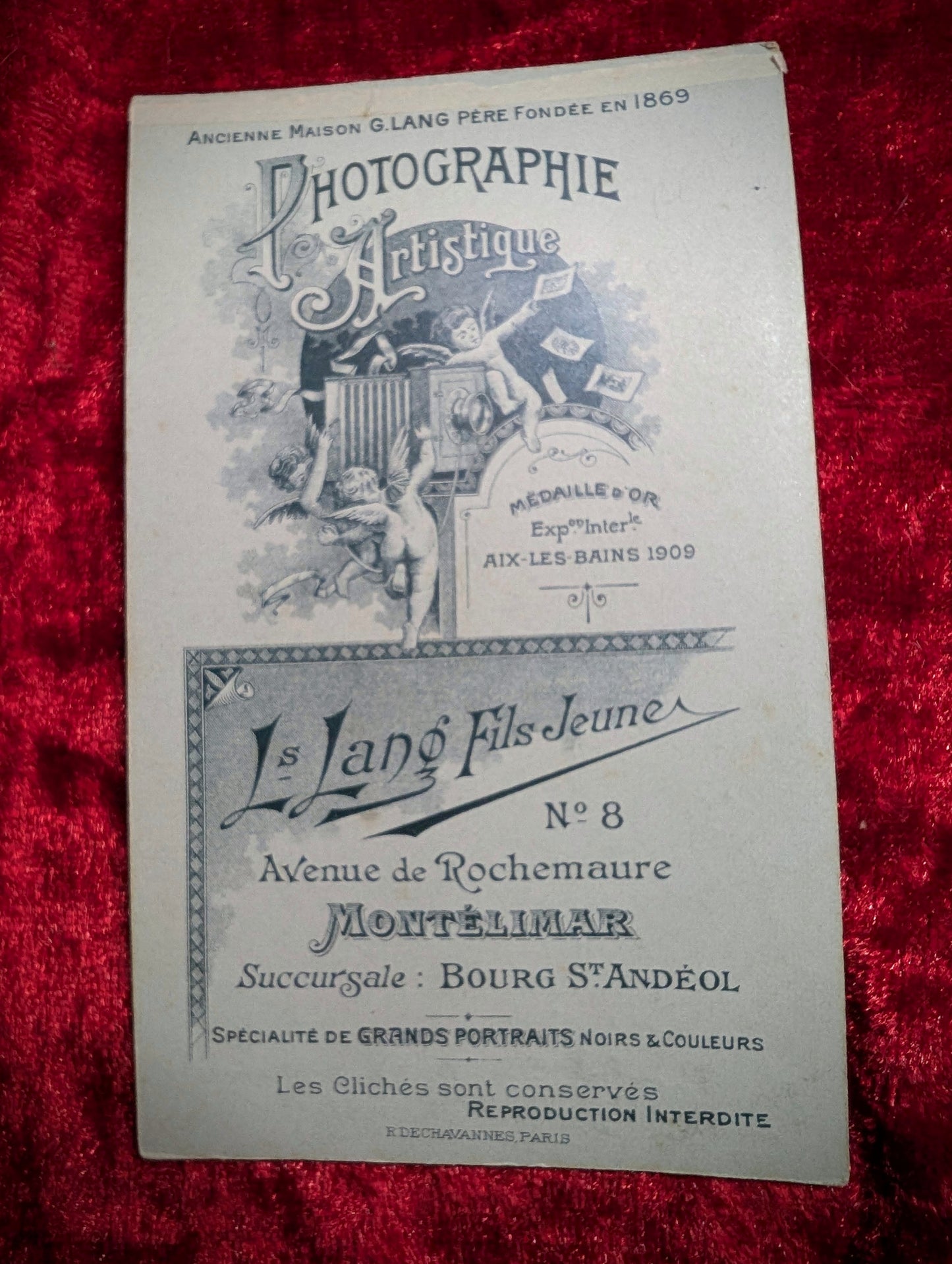Old Post-Mortem photograph from 1910s