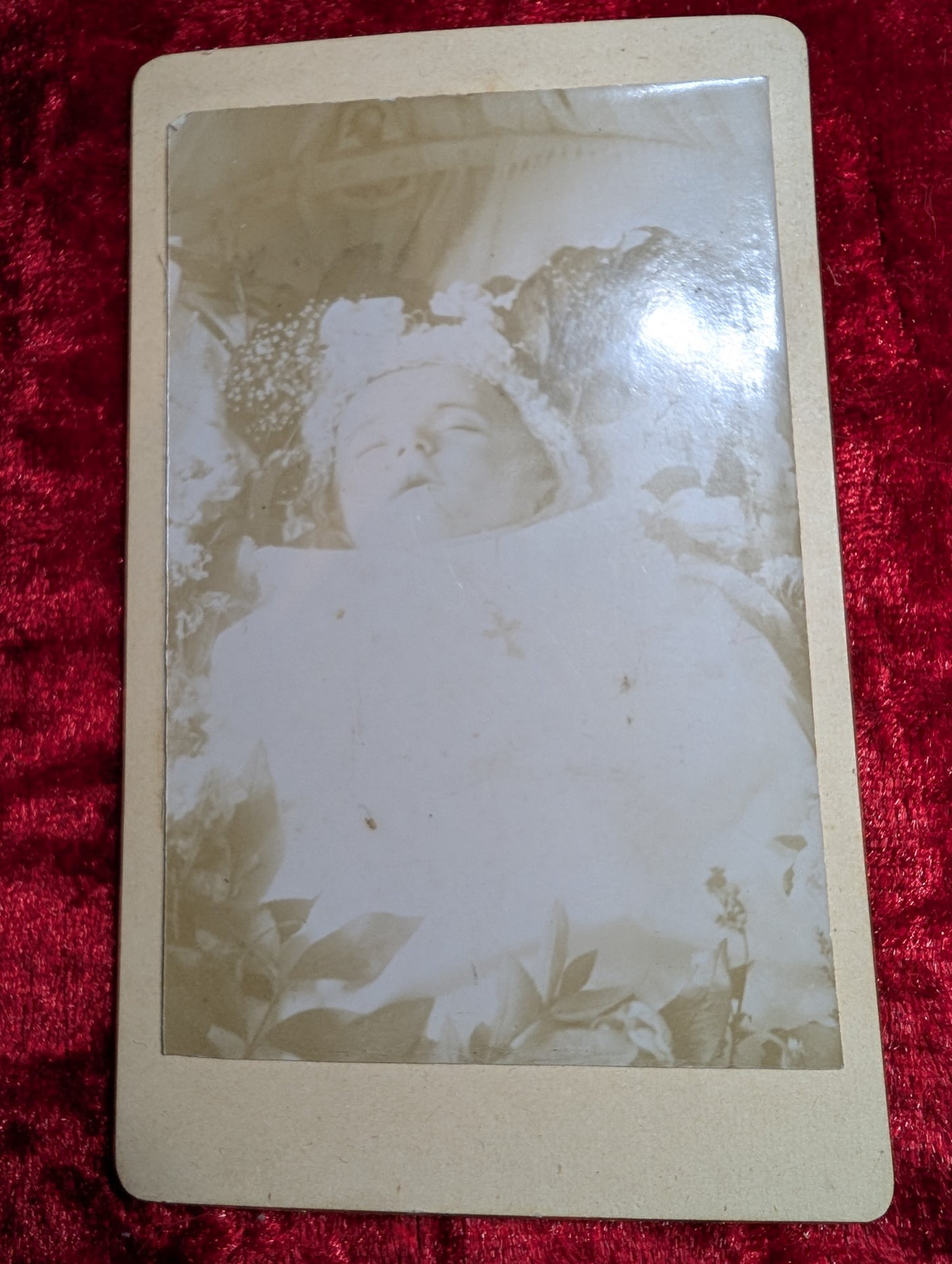 Old Post Mortem photo from the 19th century