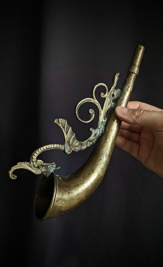 Hunting Horn with Dragon, late 19th