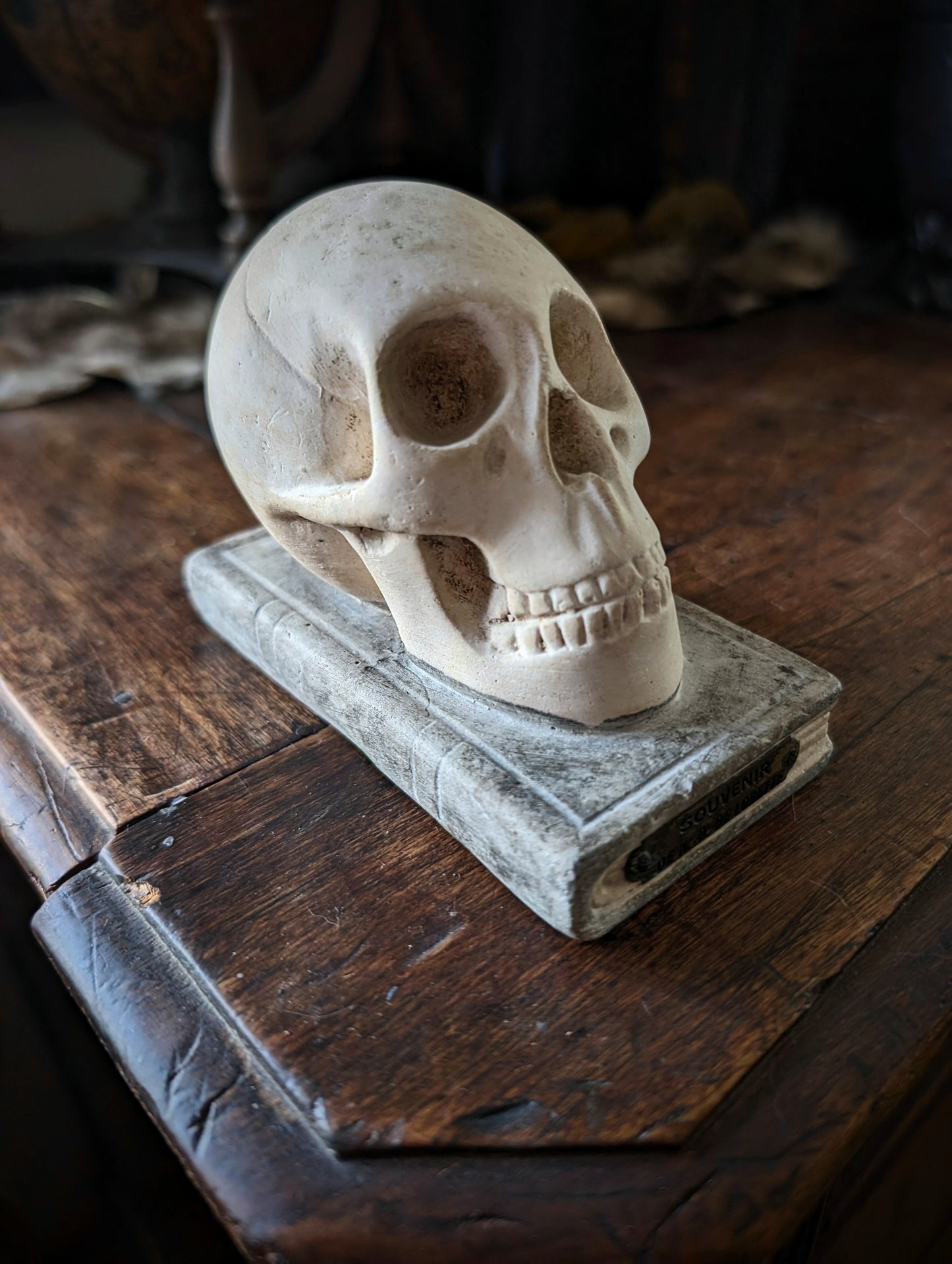 Antique "Memento Mori" paperweight