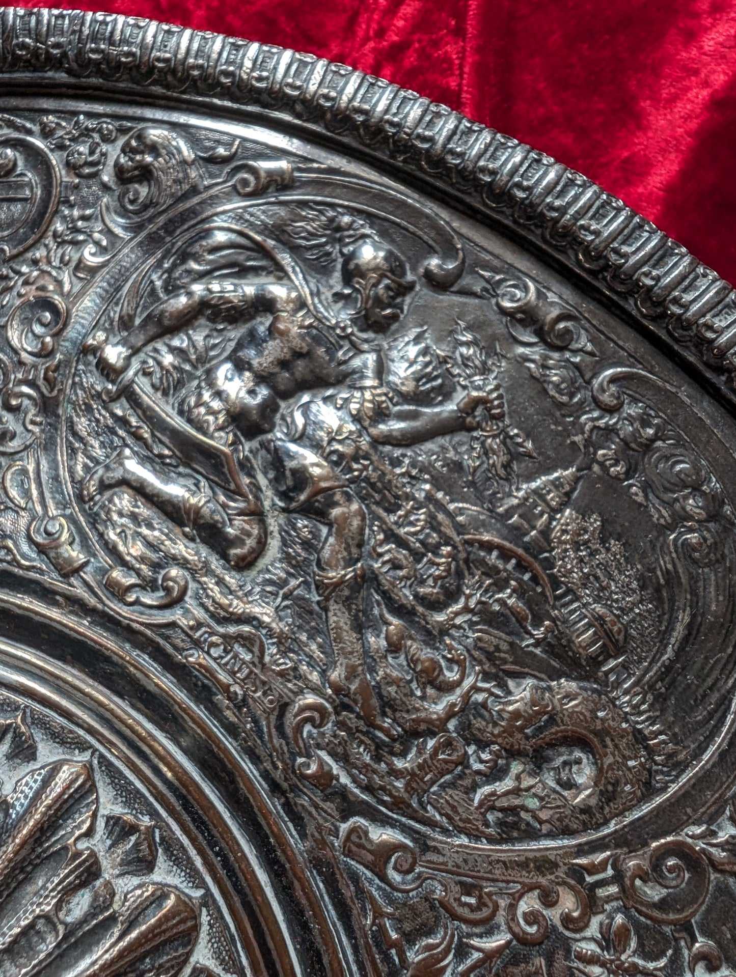 Mid-20th Century Temperance Basin Style Iron Tray