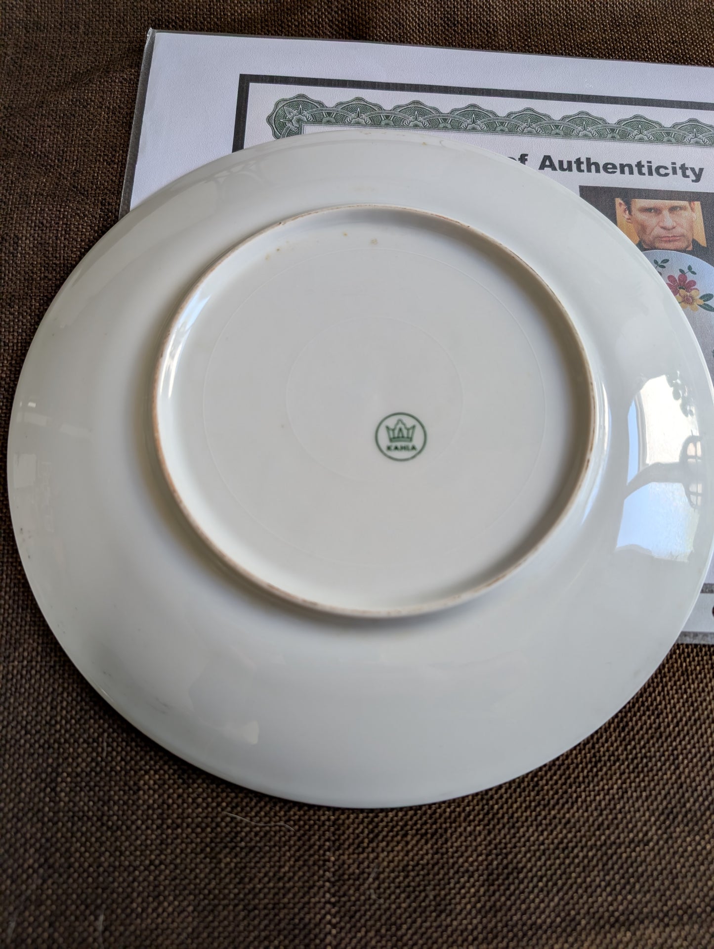 Real Cannibal Plate owned by Armin Meiwes