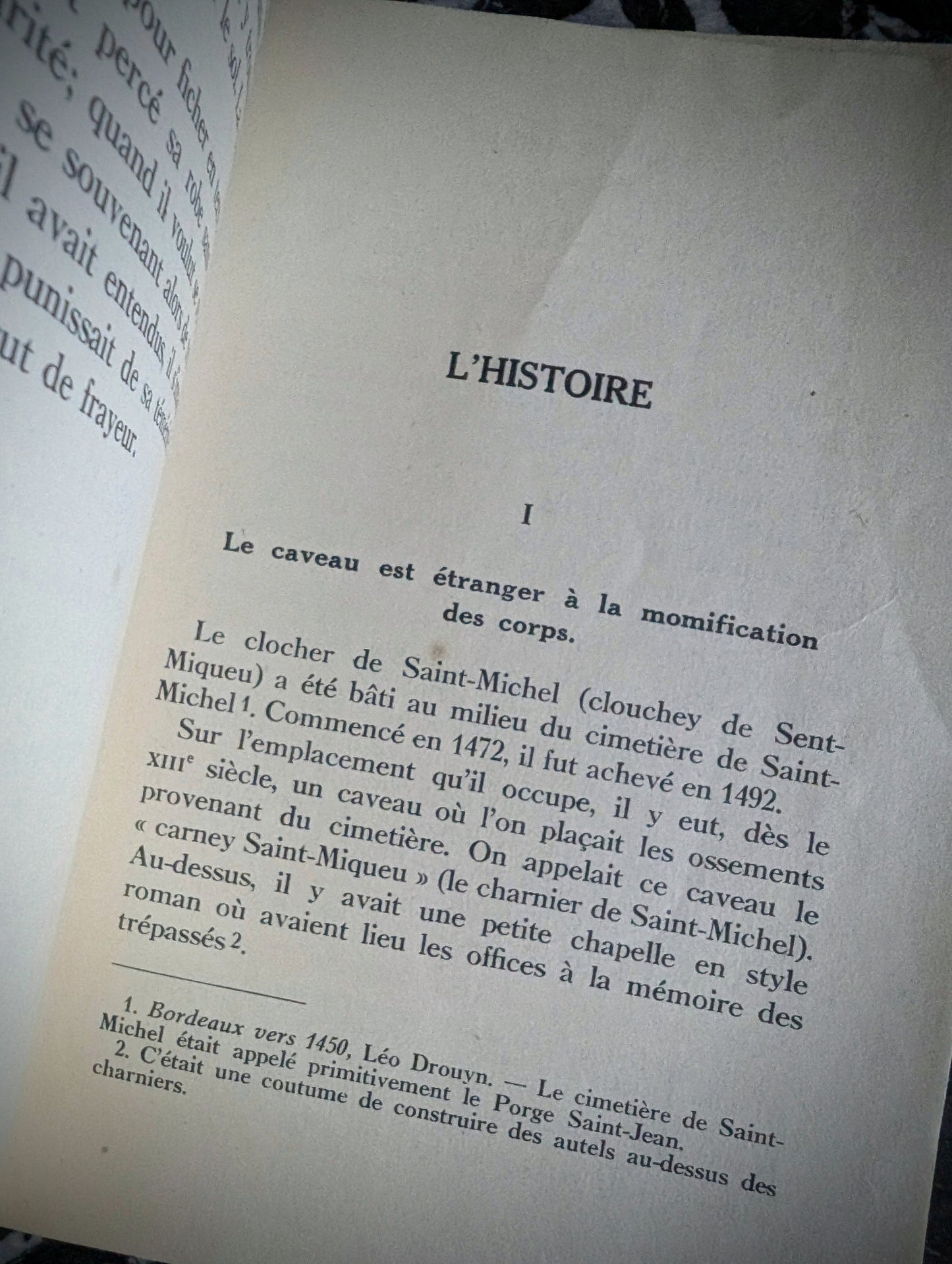 1939 Livret "Les Momies de Saint-Michel" de M. Ferrus avec 4 cartes