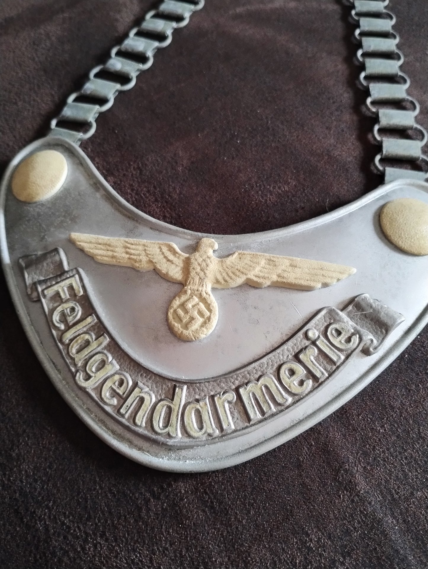 Feldgendarmerie Gorget nazisploitation 1970's