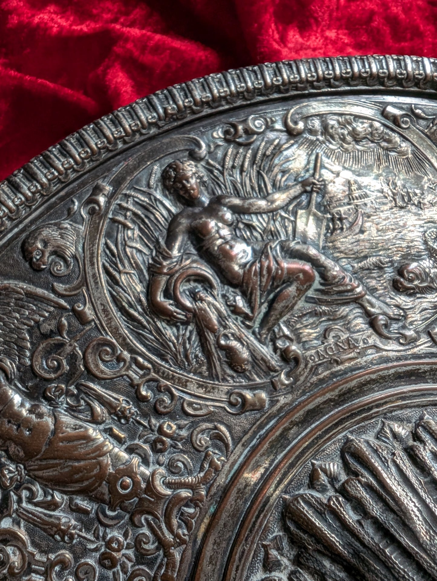 Mid-20th Century Temperance Basin Style Iron Tray