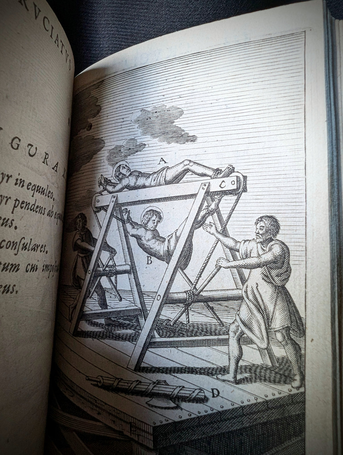 OLD RARE BOOK 17TH-CENTURY ILLUSTRATED WORK ON THE TORTURES OF MARTYRS — 1667