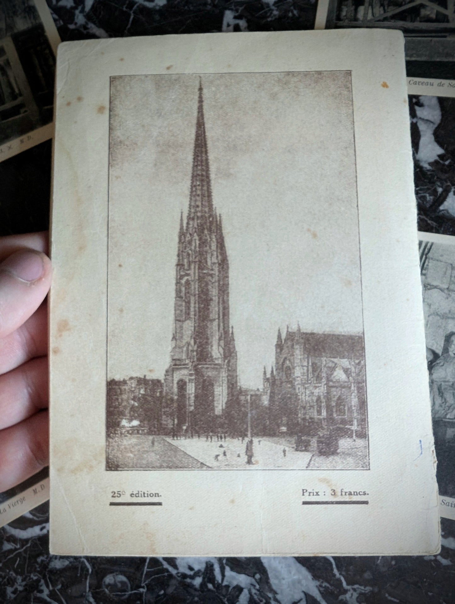 1939 Livret "Les Momies de Saint-Michel" de M. Ferrus avec 4 cartes