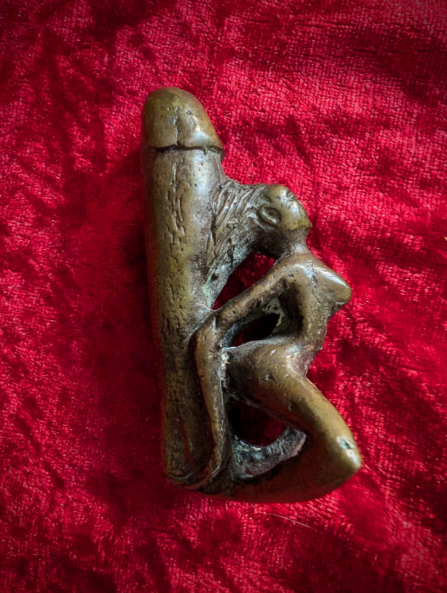 Antique Palad khik in bronze sculpture (8cm) Curiosa