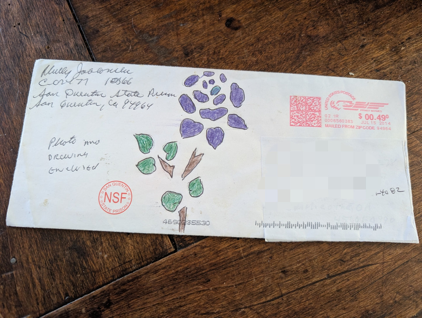Envelope from the serial killer Phillip Carl Jablonski