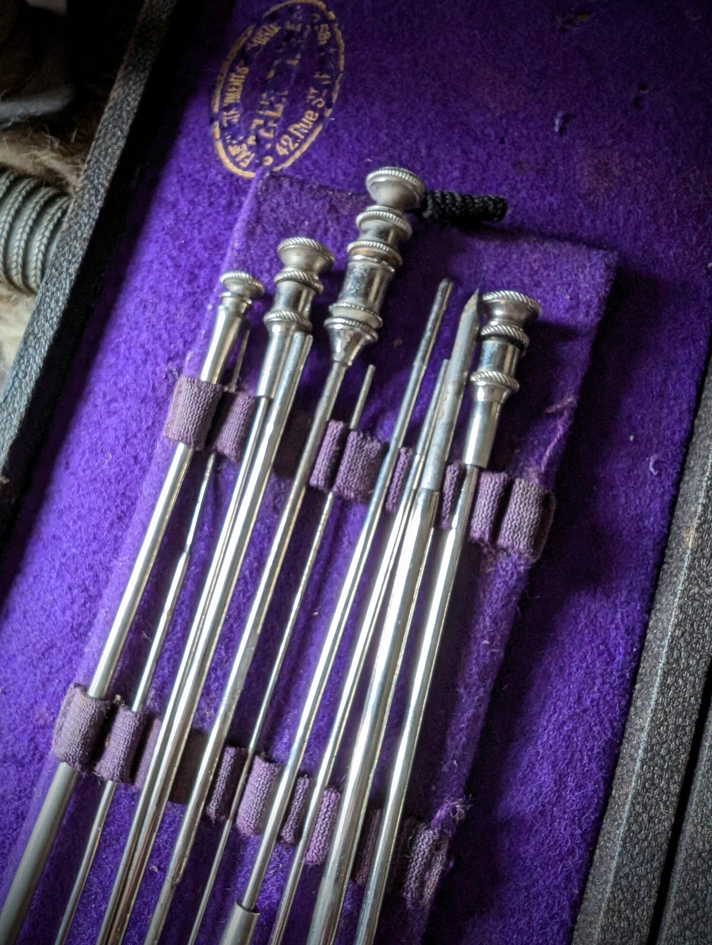 Antique 19th Century Dr. Potain Medical Aspirator box