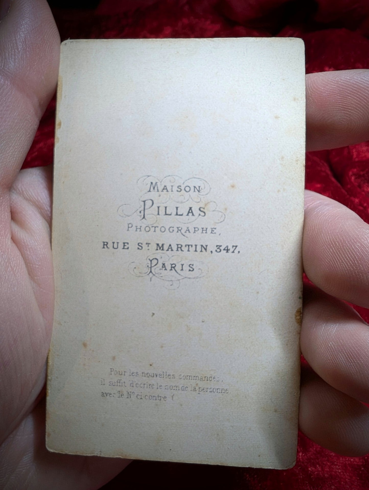 Old Post Mortem photo from the 19th century