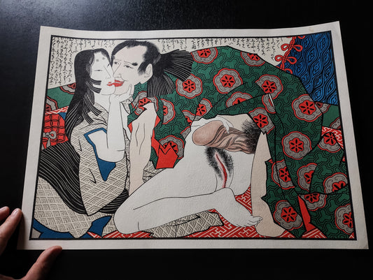 Shunga japanese erotic art #2