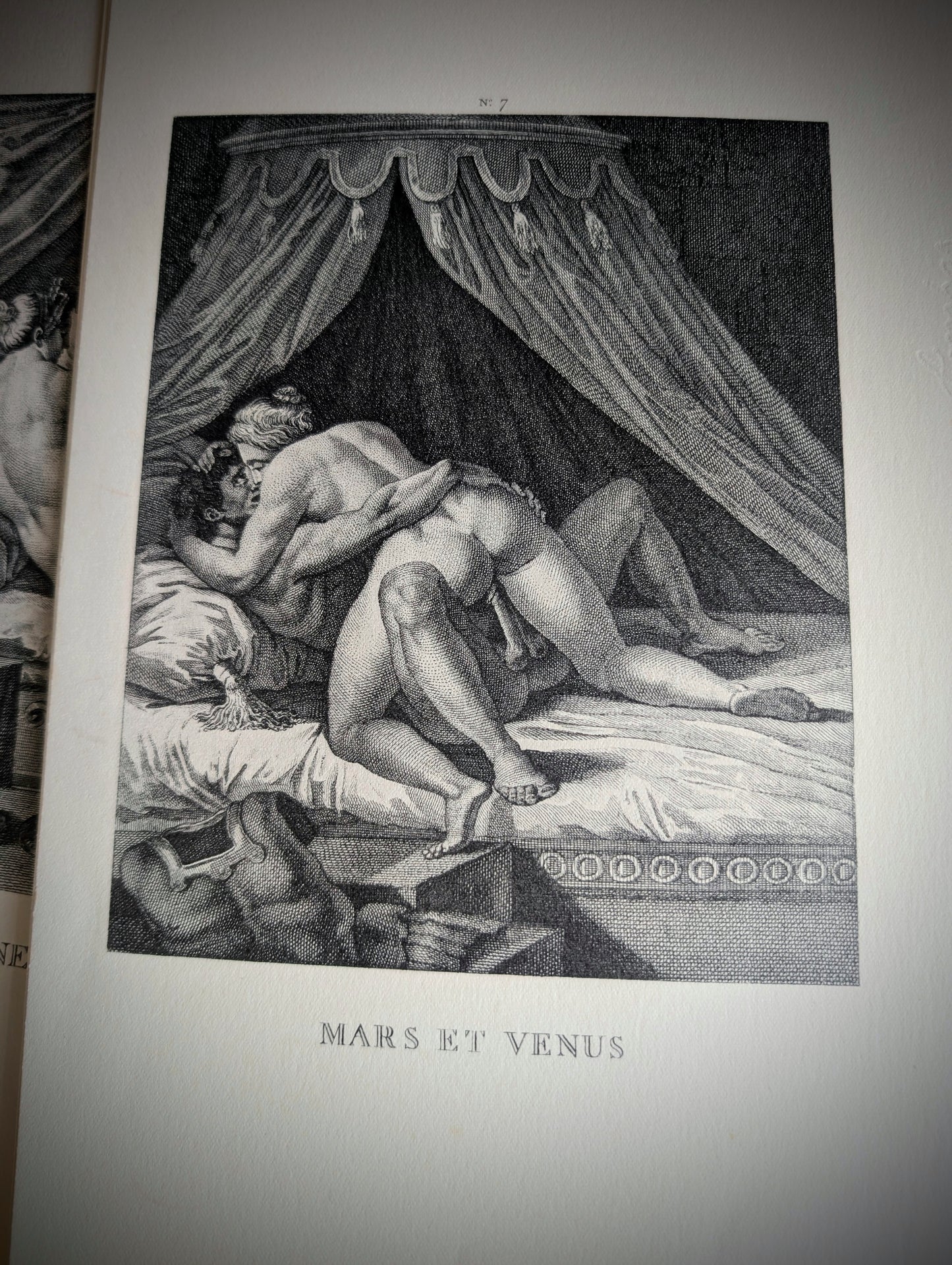 L'Arétin d'Augustin Carrache ou Recueil de postures érotiques, édition limitée de 1962, Coffret livre et lithographies