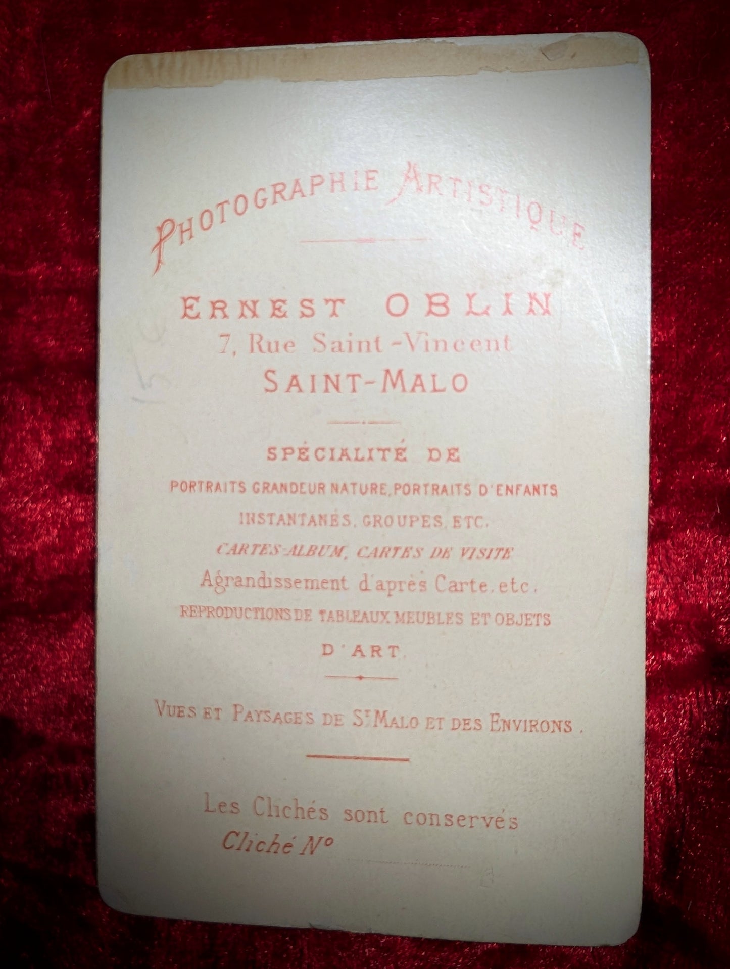 Antique Post Mortem photo (late 19th century)