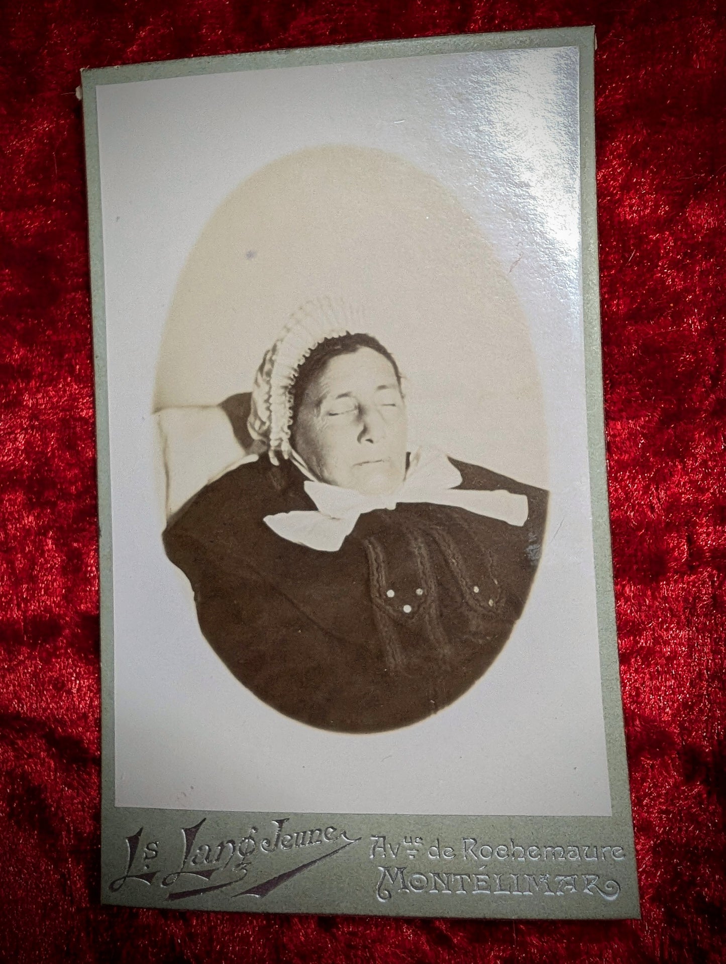 Old Post-Mortem photograph from 1910s