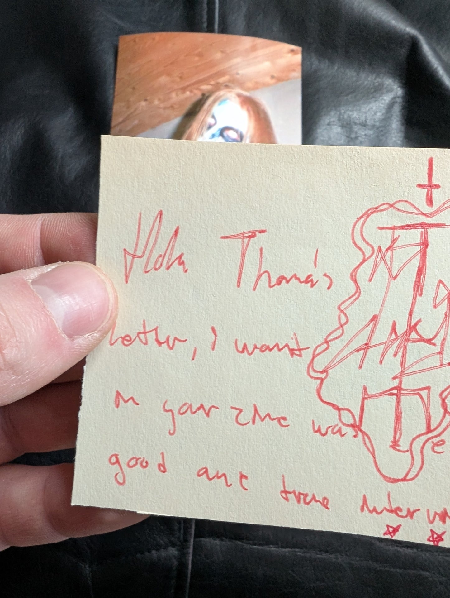 Original letter written by Pelle "DEAD" Ohlin from the Black Metal band  Mayhem 1990 (Very Rare)