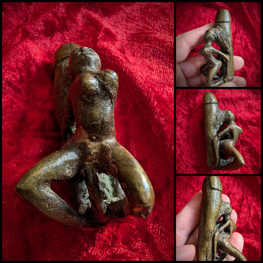 Antique Palad khik in bronze sculpture (8cm) Curiosa