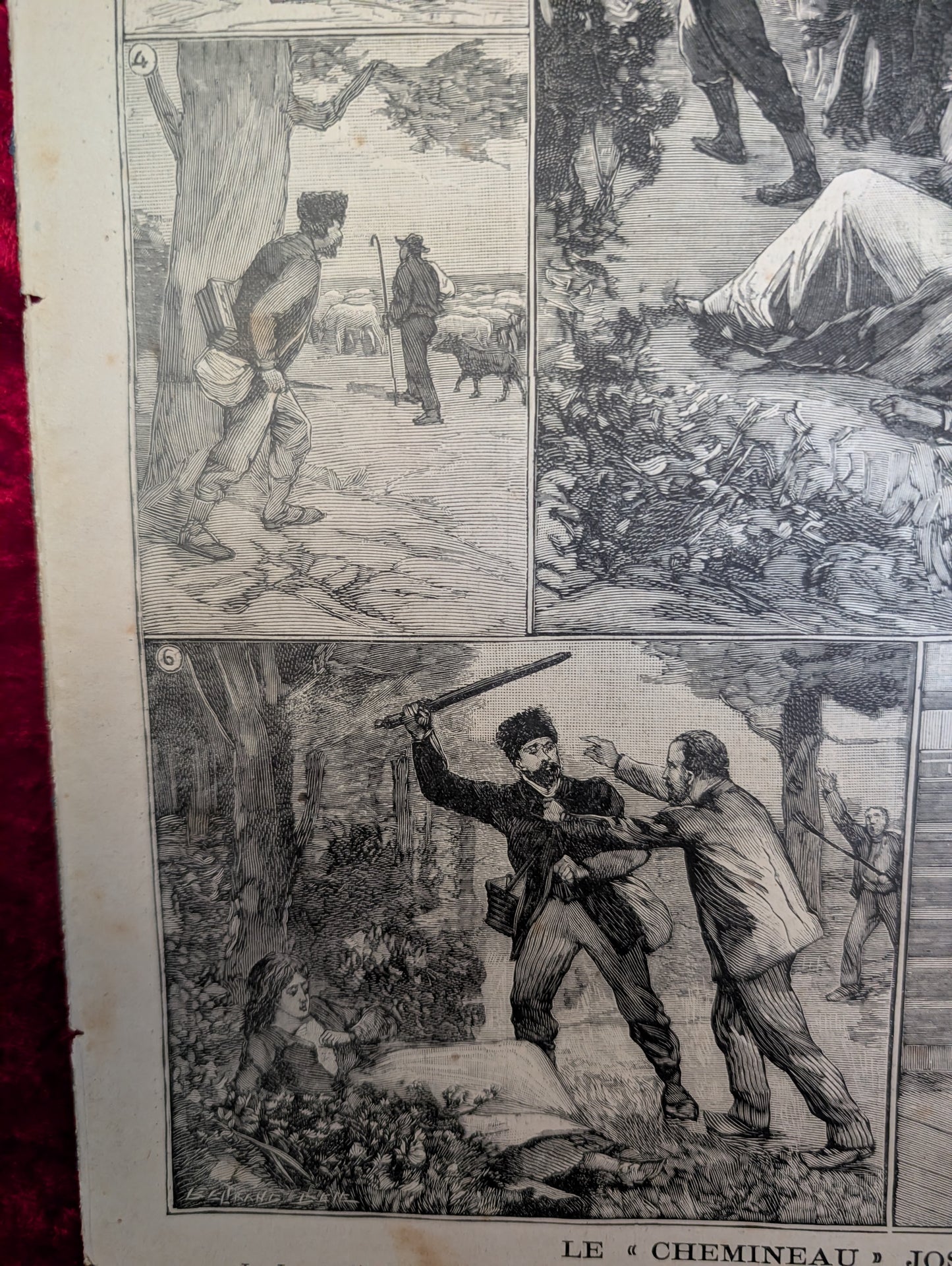 Original 1897 Newspapers - Serial Killer Joseph Vacher Case