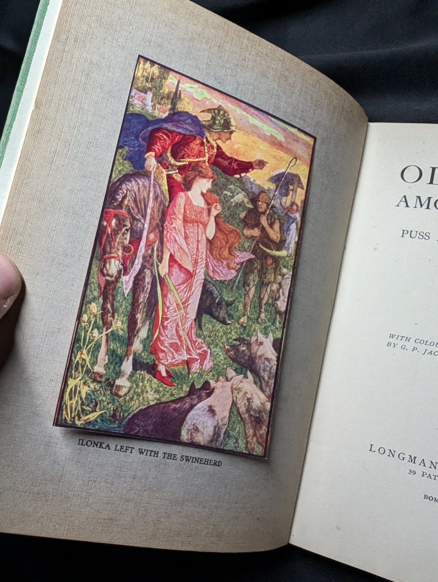 Book "Old Friends Among The Fairies" by A. Lang, Rare 1926 first edition