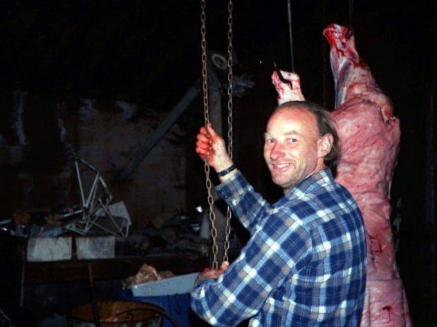 Original letter written by the serial killer Robert Pickton (the Pig Farmer Killer) 5 pages+envelope