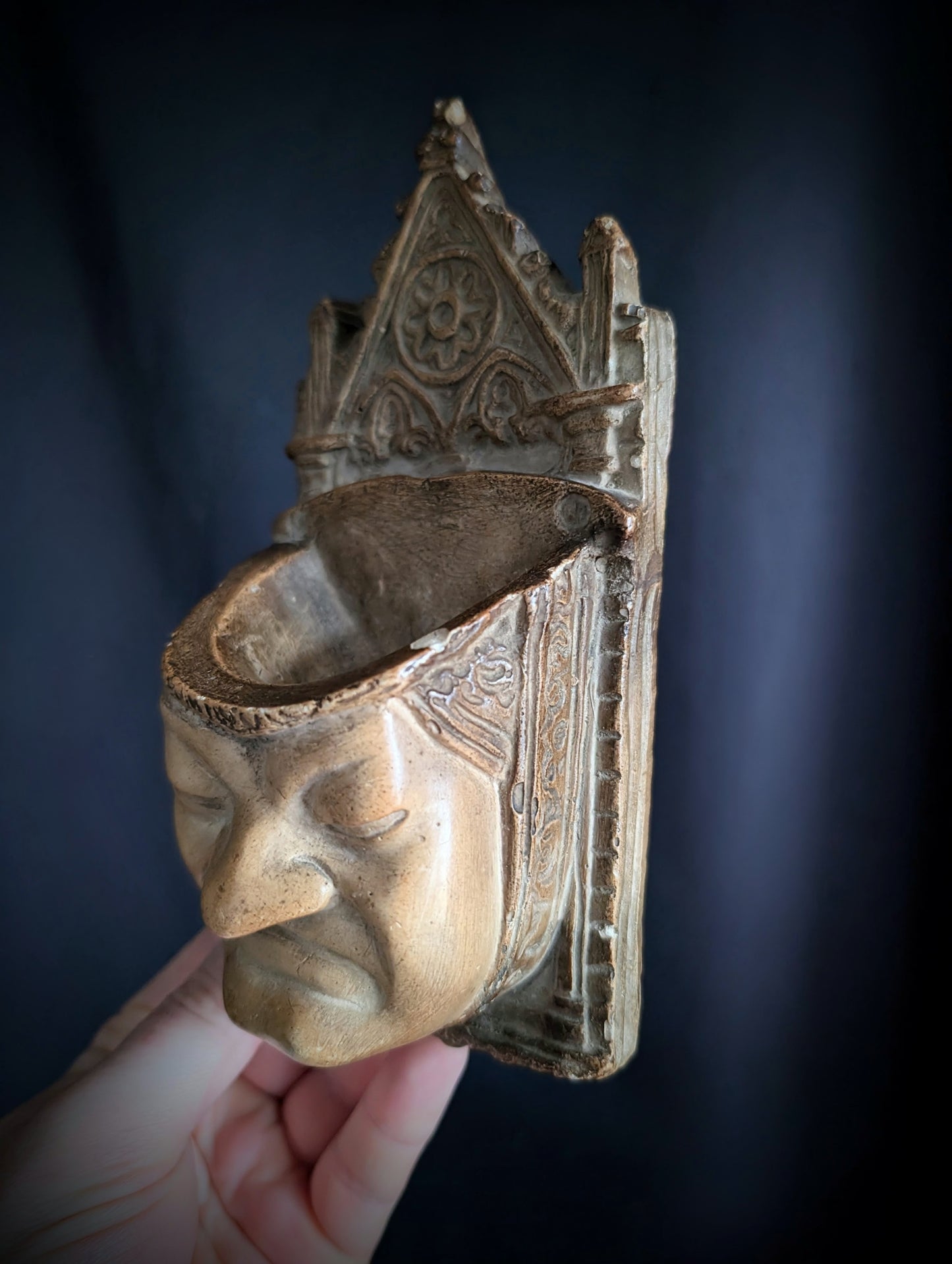 Medieval head (wall bracket) mid-20th century