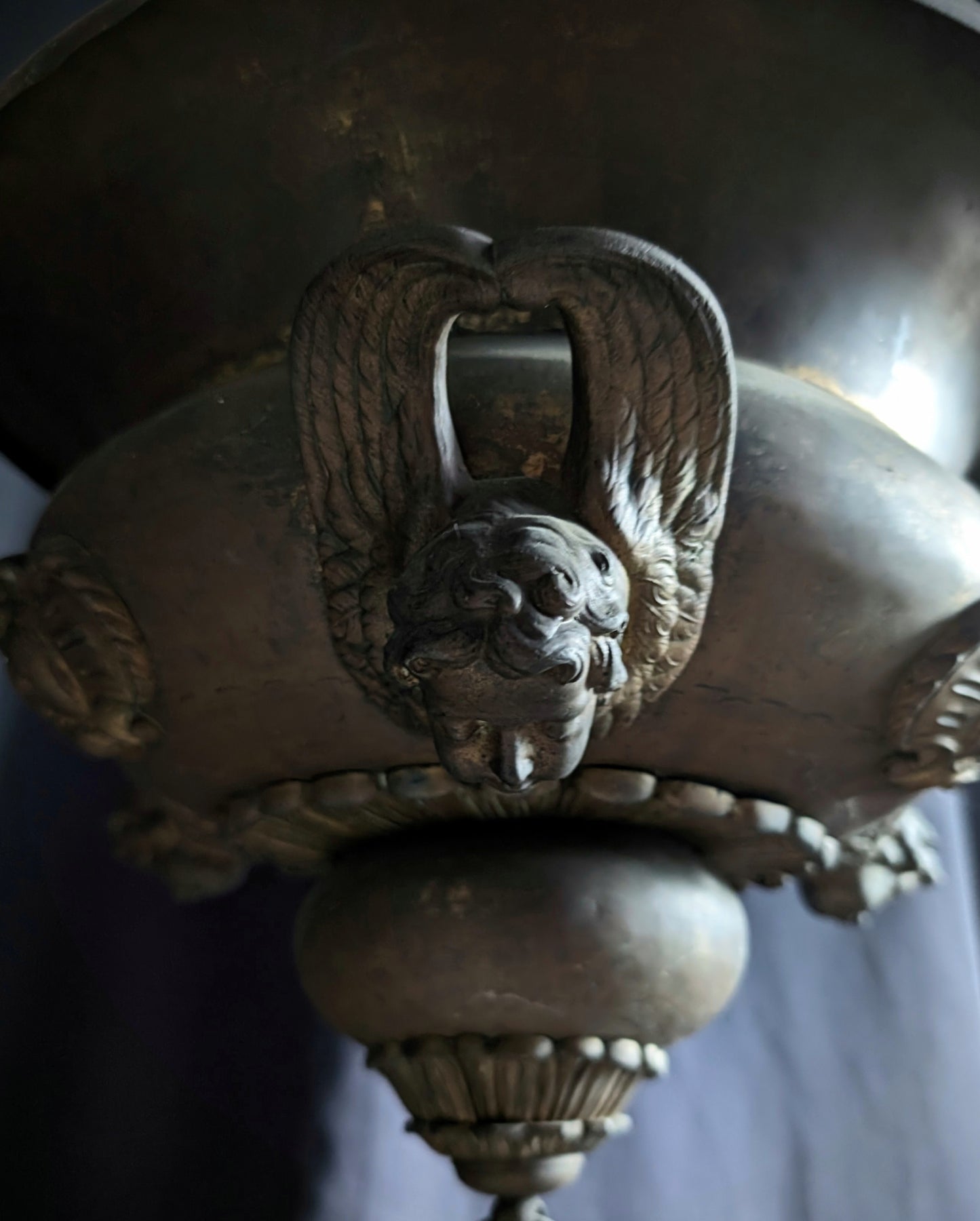 Antique large church censer, mid-19th century