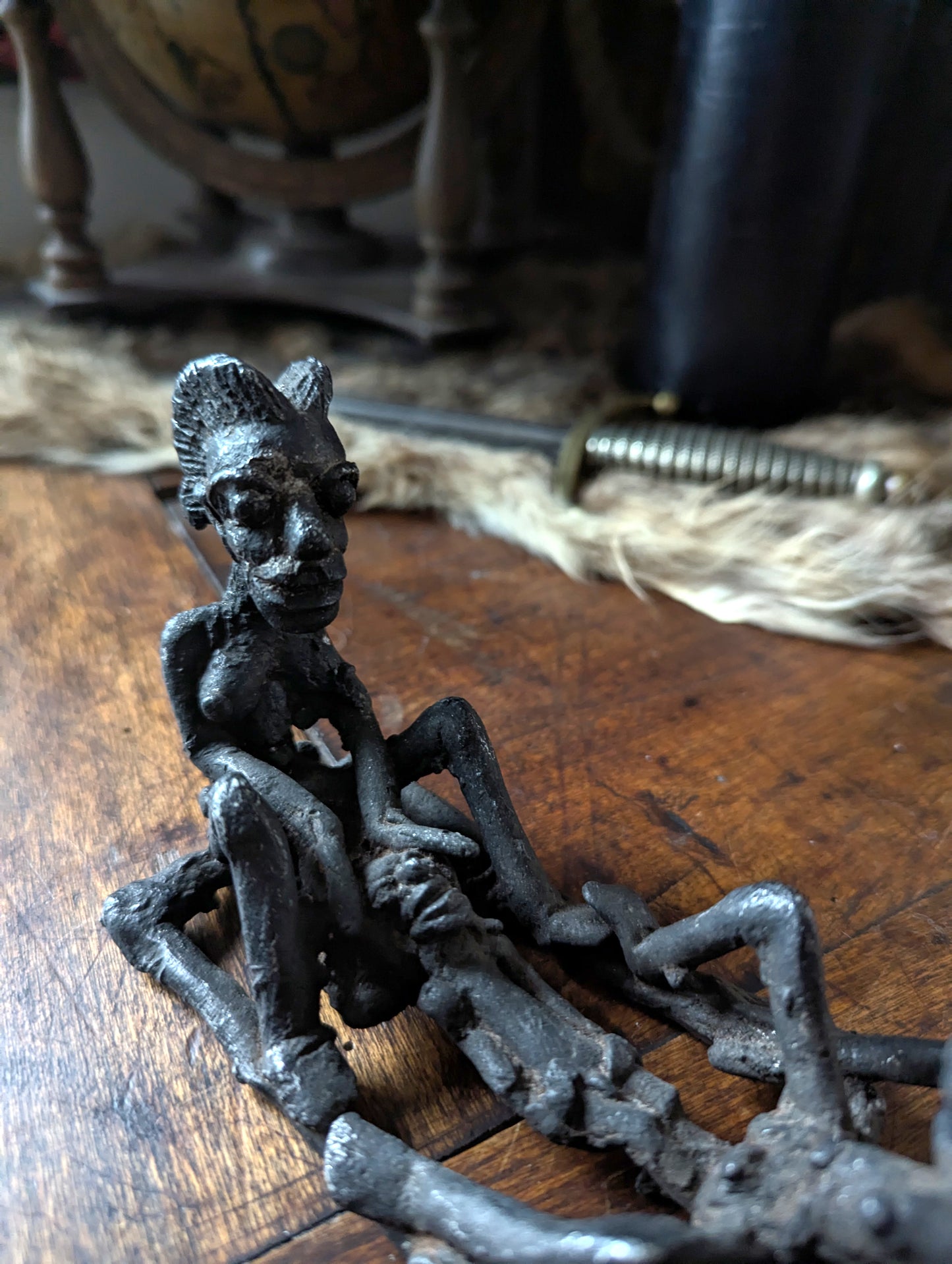 African birthing statuette