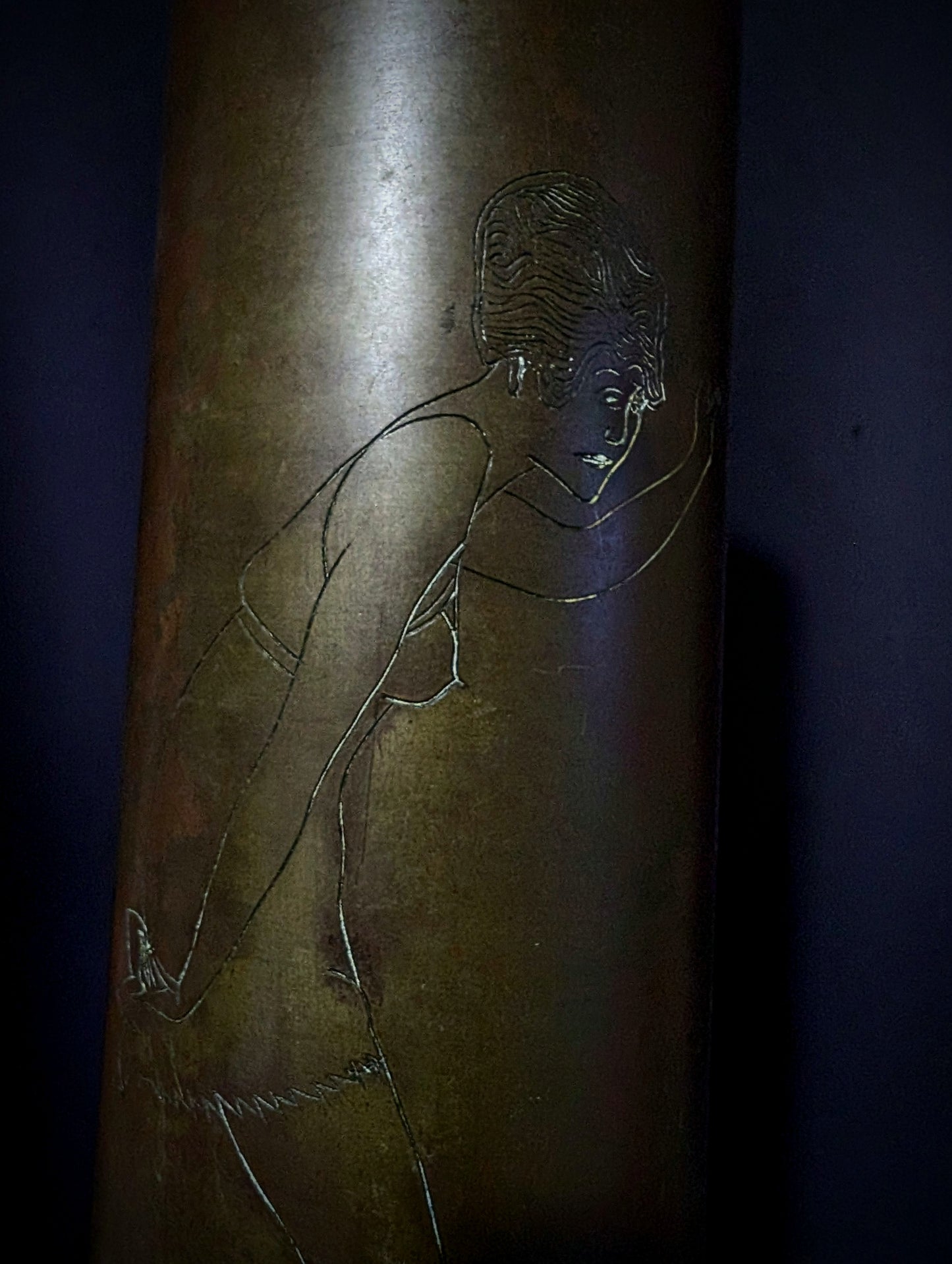 Old Sheld from World War I with Erotic Art (1917)